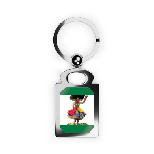 Rectangle Photo Keyring